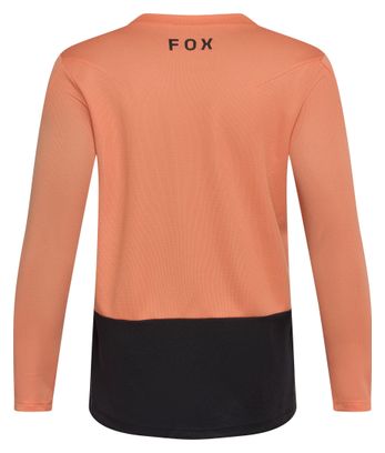 Maglia a maniche lunghe Fox Ranger Head per bambini, color corallo