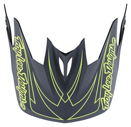 Replacement Helmet Visor Troy Lee Designs D3 Grey/Yellow