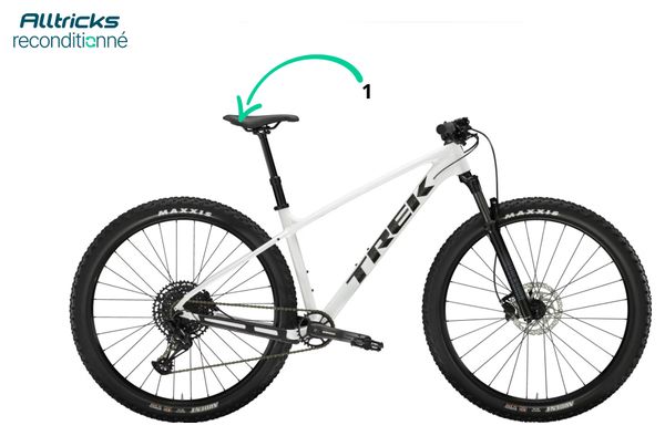 MTB Semi-Rigid Trek Marlin 7 Sram SX 12V 29'' Blanc Cristal Gén 3