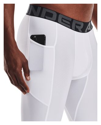 Cuissard de compression Under Armour HeatGear Compression Blanc Homme