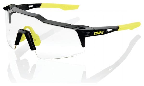100% Speedcraft SL Brille Schwarz - Photochromatische Scheibe