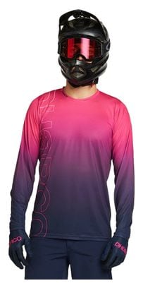 Dharco Race Fort Bill Long Sleeve Jersey Pink/Blue
