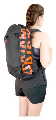 Sac à dos modulable COBALT 18L Black/Orange Fire - Base taille S/M