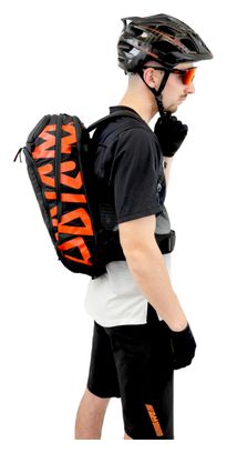 Sac à dos modulable COBALT 18L Black/Orange Fire - Base taille S/M