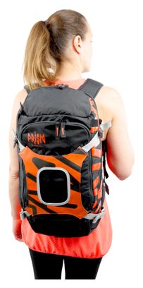 Sac à dos modulable COBALT 18L Black/Orange Fire - Base taille S/M