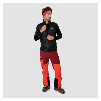 Salewa Ortles Hybrid TirolWool Responsive mouwloos jack Zwart