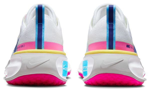 Chaussures de Running Nike ZoomX Invincible Run Flyknit 3 Blanc Bleu Rose