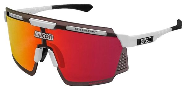 SCICON Aerowatt Multimirror Red / White goggles