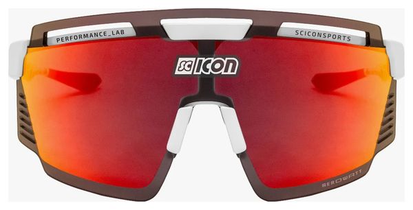 Gafas SCICON AerowattMultimirror Rojo / Blanco