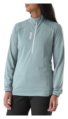 Millet Parmelan Light 1/2-Zip Light Blue Women's Fleece