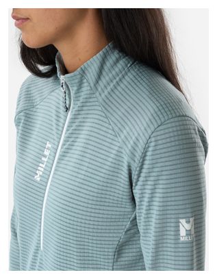 Millet Parmelan Light 1/2-Zip Light Blue Women's Fleece