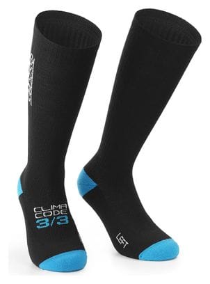 Chaussettes Unisexe Assos Ultraz Fugu Noir/Bleu