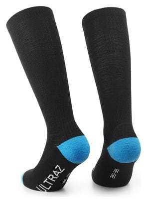 Chaussettes Unisexe Assos Ultraz Fugu Noir/Bleu