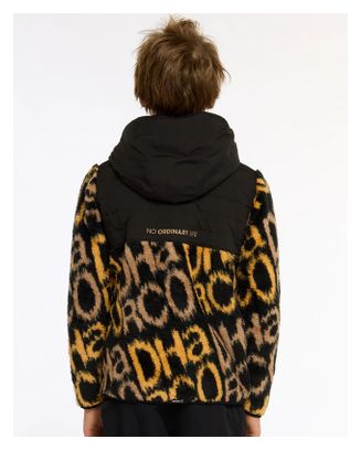 Dharco Sherpa Thermal Jacket Black Yellow Child