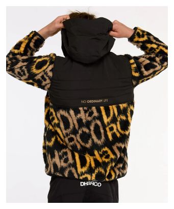 Dharco Sherpa Thermal Jacket Black Yellow Child
