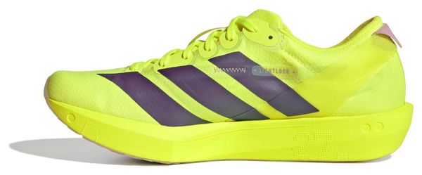 adidas Adizero Adios 9 Yellow/Purple Women's Running Shoes