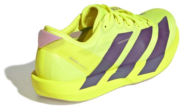 adidas Adizero Adios 9 Yellow/Purple Women's Running Shoes