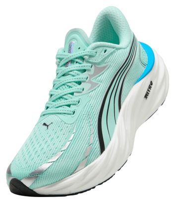 Zapatillas Puma Velocity Nitro 4 Verde/Azul Mujer