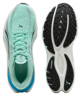 Zapatillas Puma Velocity Nitro 4 Verde/Azul Mujer