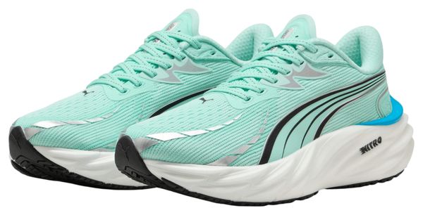 Zapatillas Puma Velocity Nitro 4 Verde/Azul Mujer