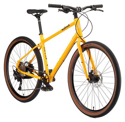 Kona Dew Plus City Bike Fitness Shimano Deore 10S 650mm Gloss Kodak Yellow 2022