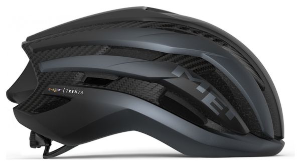 MET Trenta 3K Carbon Mips Casco Negro Mate