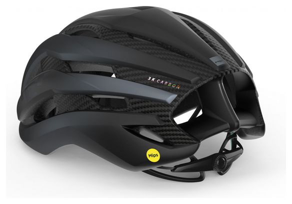 MET Trenta 3K Carbon Mips Casco Negro Mate