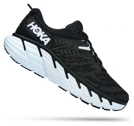 Chaussures de Running Hoka One One Gaviota 4 Large 2E Noir Blanc