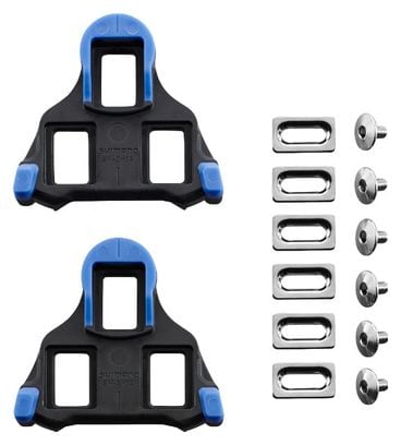 Shimano Blue SM-SH12 Road Cleats 2° Front