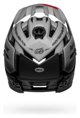 BELL Super Air R Mips Removable Chinstrap Helmet Grey Black