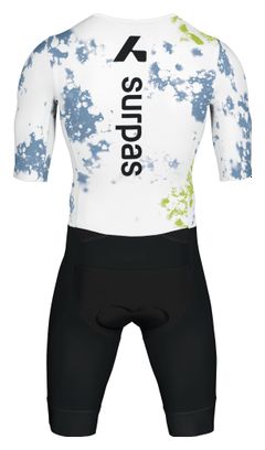 Surpas Pursue 2 LD Tri-Suit White/Black/Blue/Green Men's