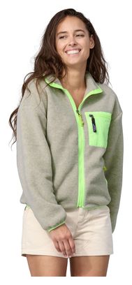 Chaqueta de forro polar Patagonia Synchilla para mujer Gris/Verde