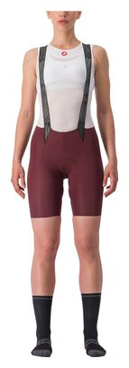 Dames Castelli Free Aero RC Bordeaux Korte Broek