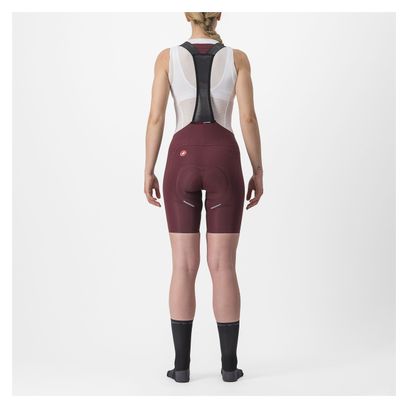 Dames Castelli Free Aero RC Bordeaux Korte Broek