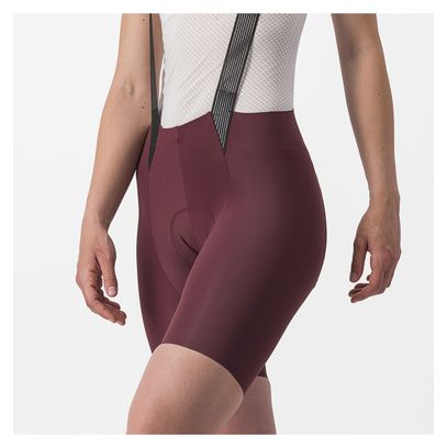 Dames Castelli Free Aero RC Bordeaux Korte Broek
