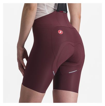 Dames Castelli Free Aero RC Bordeaux Korte Broek