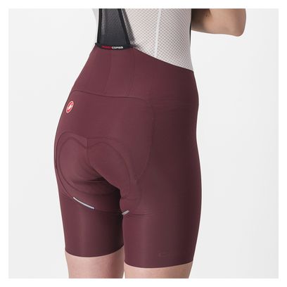 Dames Castelli Free Aero RC Bordeaux Korte Broek