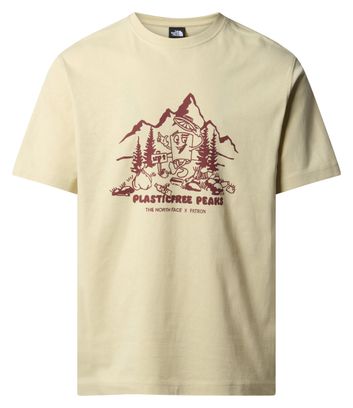 T-Shirt Manches Courtes The North Face Nature Beige