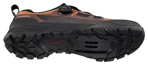 Shimano EX700 Orange mountain bike shoes