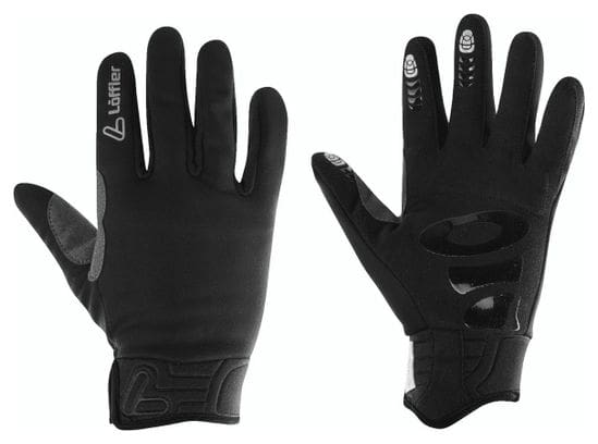 Gants Loeffler Warm GT Infinium™ Windstopper ® Gummi-Noir