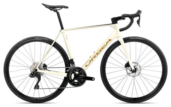 Orbea Orca M30i Rennrad Shimano 105 Di2 12S 700 mm Elfenbeinweiß 2025