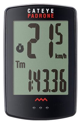  Cateye Padrone Bike Computer Black