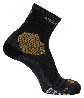 Salomon NSO Long Run Socks Black Gold Unisex