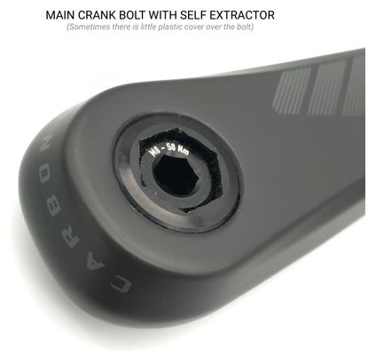 Bras De Manivelle Praxis Works ECrank STANDARD ISIS Pour Moteur Bosch/Yamaha 170 Mm
