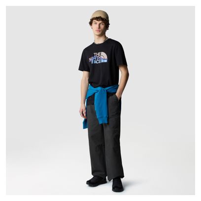 The North Face Mountain Line T-Shirt Uomo Manica Corta Nero