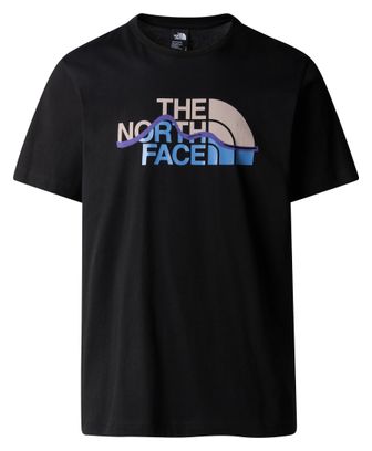 The North Face Mountain Line T-Shirt Uomo Manica Corta Nero