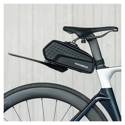 ROCKBROS Sacoche de Selle de Vélo 0.8L avec Garde-Boue noir