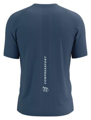 Compressport Performance Jersey met korte mouwen Blauw Heren