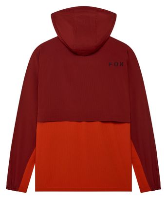 Chaqueta Cortaviento Fox Survivalist Roja para Hombre