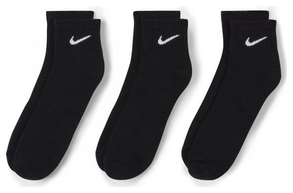 Unisex Nike Everyday Cushioned Socks Black